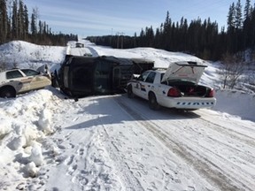 On Thursday February 26, 2015 at approximately 6:20 a.m., Whitecourt RCMP officers were dispatched to a complaint of a possible impaired driver where the vehicle was parked in the middle of Old Blue Ridge Highway between Whitecourt and the Hamlet of Blue Ridge.  Officers soon located the vehicle and in dealing with the driver and lone occupant, Bradley DUFF, a 29-year-old wanted man from the Grande Prairie area, an altercation ensued with officers and DUFF escaped and sped away in with the vehicle he was driving.  Supplied photos