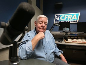 Radio host Lowell Green poses for a photo at the CFRA Studios in Ottawa Ont. Monday March 2, 2015. Monday was Lowell's first day back to work after heart surgery. (Tony Caldwell/Ottawa Sun/QMI Agency)