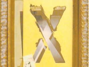 X (2005) is part of the Benjamin?s Alphabet show at Western?s Archives and Research Collections Centre at Weldon Library.