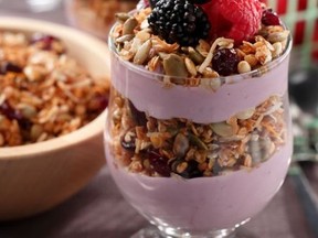 Sprouted Lentil Granola Parfait. (Handout: Canadian Lentils)