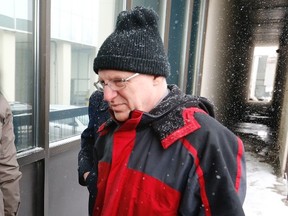 Ben Levin arrives at 1000 Finch court on Tuesday, March 3, 2015. (Michael Peake/Toronto Sun)