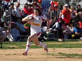 Napanee's Brittany Benn has been named to Canada's roster for the women's rugby Sevens Series in Atlanta next week. (Supplied photo)