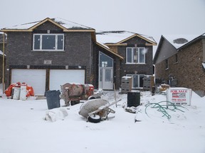 New home construction in Sudbury's south end on Tuesday March 3, 2015. Gino Donato/Sudbury Star/QMI Agency