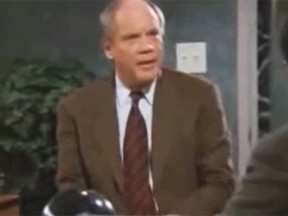 Actor Daniel Von Bargen portrayed Mr. Kruger on Seinfeld. (YouTube screengrab)