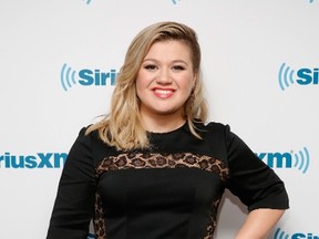 Kelly Clarkson visits SiriusXM Studio on March 3, 2015 in New York City.  Robin Marchant/Getty Images for SiriusXM/AFP