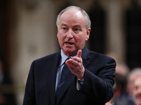 Foreign Minister Rob Nicholson speaks during Question Period in the House of Commons on Parliament Hill in Ottawa February 19, 2015. (REUTERS/Chris Wattie)