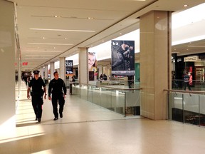Both security and police presence has been increased at West Edmonton Mall since an al-Shabaab video mentioned the mall in a call for terrorist attacks on western locales. EDMONTON, ALBERTA on March 5, 2015.  DAVE LAZZARINO