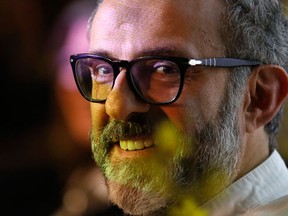 Famed Italian chef Massimo Bottura spoke to George Brown College culinary students and met with media during a visit to Toronto on Wednesday March 4, 2015. (Michael Peake/Toronto Sun/QMI Agency)