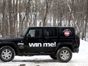 Edmonton Sun new contest is giving away a new 2015 Jeep Wrangler Sahara Limited 4x4.  in Edmonton, Alberta on Friday Feb. 27, 2015. Perry Mah/Edmonton Sun/QMI Agency