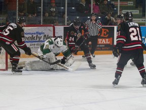 The Sarnia Legionnaires are home to the St. Thomas Stars Thursday. (Anne Tigwell/file photo)