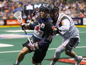Rob Hellyer notched 11 points as the Rock beat the Mammoth 17-9 in Colorado on Friday night. (TORONTO SUN/FILES)