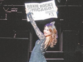 Bianca Marroquin stars as Roxie Hart in the touring production of the Broadway hit Chicago: The Musical, which is at the Budweiser Gardens? RBC Theatre Tuesday and Wednesday. (JEREMY DANIEL, Special to QMI Agency)