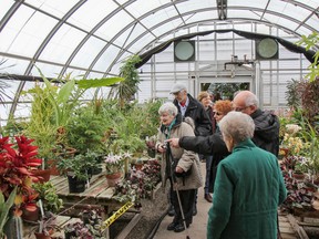 A few hundred Kingstonians got a short break from winter by taking a walk through the city's greenhouse during the last free open house of the season, in Kingston, Ont. on Sunday March 8, 2015. Julia McKay/The Kingston Whig-Standard/QMI Agency
