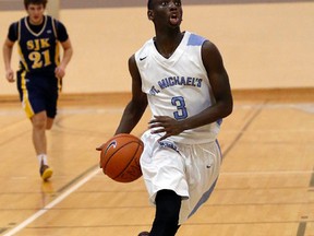 St. Michael's Blue Raiders' Nelson Kaputo. (Michael Peake, Toronto Sun)