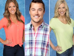 From left: Becca, Bachelor Chris Soules and Whitney (ABC photos)