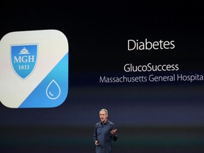 Apple's senior vice president of operations Jeff Williams speaks about Apple's medical research kit during an Apple event in San Francisco, March 9, 2015.  REUTERS/Robert Galbraith