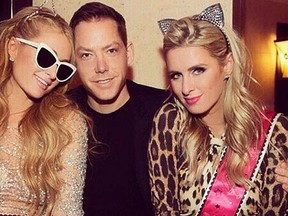 Paris Hilton and sister Nicki at a Las Vegas bachelorette party. (Instagram/Paris Hilton)