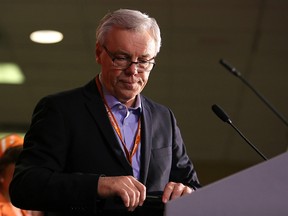 Greg Selinger retained leadership of the New Democratic Party March 8, 2015.