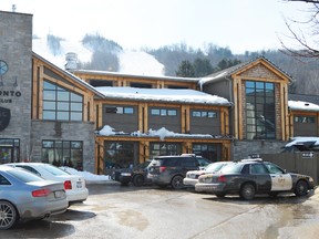 A teen girl was involved in a ski accident at Blue Mountain Resort near Collingwood, Ont., March 10, 2015. (PAUL BRIAN/QMI Agency)