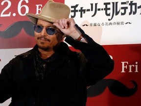 Actor Johnny Depp in Tokyo January 28, 2015.   REUTERS/Toru Hanai
