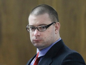 Former Marine Eddie Ray Routh enters the court after a break during his capital murder trial in Stephenville, Texas in this February 19, 2015 file photo. A jury found Roth guilty February 24, 2015 of murdering Chris Kyle, the former U.S. Navy SEAL whose autobiography was turned into the hit movie "American Sniper"
REUTERS/LM Otero/Pool/File