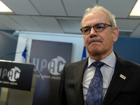 Robert Lafrenière, chief of Quebec's anti-corruption task force in Montreal, Wednesday, March 11, 2015. MAXIME DELAND / QMI AGENCY