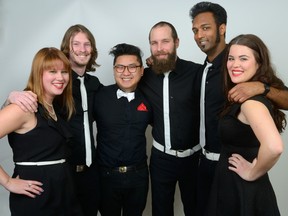 Marcellus Wallace features, from the left, Bethany Harrison, Warren Elder, Dan Tran, Willis Nyssen, Ajay Massey, and Rebecca Mirabelli. (MORRIS LAMONT, The London Free Press)