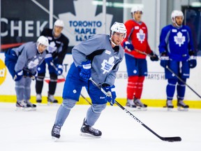 Maple Leafs defenceman Andrew MacWilliam. (Ernest Doroszuk, Toronto Sun)