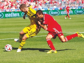 Toronto FC visits Trillium Cup rival the Columbus Crew on Saturday. (USA TODAY SPORTS)