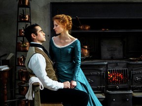 Colin Farrell and Jessica Chastain star in Miss Julie (Handout photo)
