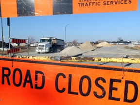 Road closed for construction. (FILE PHOTO)