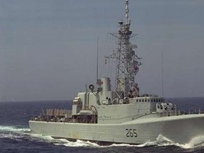 The HMCS Annapolis.

(Courtesy: Artificial Reef Society of British Columbia)