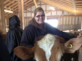 Seneca student Jessica Garbutt gets an introduction to large animal health as part of the Veterinary Technician program. Students in the Large Animal Health and Production graduate certificate program will gain specialized skills in husbandry, reproduction, nutrition, and acquire the business expertise essential in the large animal and equine veterinary industry.