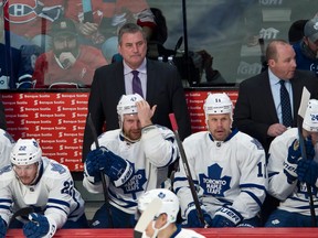 Maple Leafs interim head coach Peter Horachek says he feels supported by acquaintances and peers on a daily basis. (TORONTO SUN/FILES)