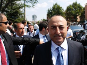 Turkish Foreign Minister Mevlut Cavusoglu. REUTERS FILE PHOTO/Umit Bektas