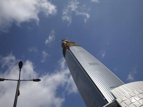 Lotte World Tower, which is currently under construction, is seen in Seoul March 4, 2015. REUTERS/Kim Hong-Ji