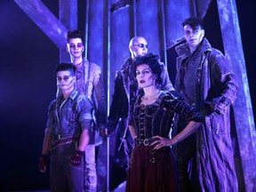 The cast performs in Vigilante at the Citadel.