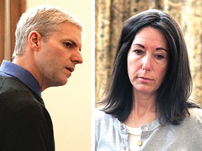 Laurie and Shawn Parks, of Carp, pleaded not guilty to misdemeanor simple assault on Tuesday, after they were accused of getting into a fight with a boy’s hockey team at a Vermont ski resort on Jan. 24.  ​Photo taken on Mar. 10/ 2015. (Jennifer Hersey Cleveland/Orleans County Record/Supplied Photo)