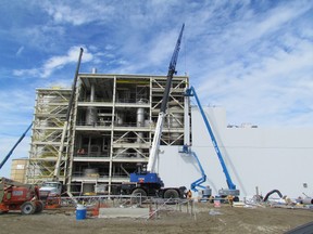 Sarnia is on the short list for a second plant BioAmber plans to build in North America. Construction of the Montreal-based company's succinic acid plant is shown Friday March 13, 2015 Sarnia, Ont. Paul Morden/Sarnia Observer/QMI Agency