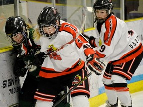 Lloydminster put the squeeze on the PAC-Saints for a playoff upset, but the local Midget AAA's have a shot at redemption.