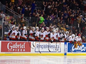 Kingston Frontenac fans give the Belleville Bulls a standing ovation during what will likely be the teams' last game against each other Friday March 13 in Kingston.ELLIOT FERGUSON/KINGSTON WHIG-STANDARD/QMI AGENCY