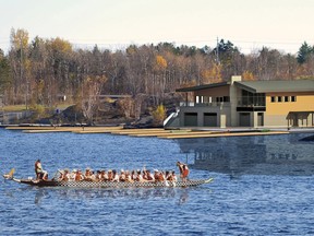 An artist's conception of the Northern Water Sports Centre.