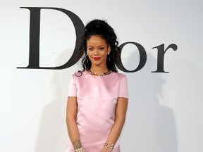 Rihanna attends the Christian Dior Cruise 2015 Show on May 7, 2014 in Brooklyn, New York City.  Bryan Bedder/AFP