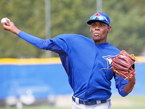 Miguel Castro, 20, will be stretched out to three innings on Tuesday against what likely will be the Yankees' 'A' lineup. (STAN BEHAL, Toronto sun)