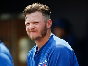 Former Athletic and new Blue Jay Josh Donaldson and Jonny Gomes  became close friends in Oakland. (Stan Behal/Toronto Sun)