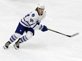 Don't expect William Nylander to join the Maple Leafs down the stretch. (TORONTO SUN/PHOTO)