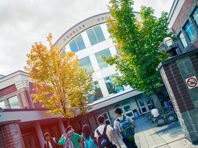 When touring a university or college campus, like B.C.'s Douglas College, it's also important to get a feel for the surrounding community