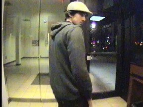 A still image from surveillance video and entered as evidence shows Boston Marathon bombing suspect Dzhokhar Tsarnaev, in this handout photo provided by the U.S. Attorney's Office in Boston, Massachusetts on March 11, 2015. (REUTERS/U.S. Attorney's Office/Handout via Reuters)