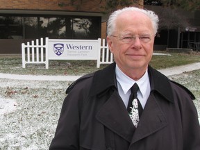 Murray McLaughlin, show in this file photo standing outside the Western Sarnia-Lambton Research Park Dec 9, 2013 in Sarnia, Ont., has been named to a list of the top 125 people in the advanced bio-economy.
(File photo)