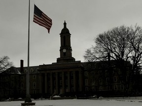 Penn State University's Old Main building in State College, Pennsylvania, is pictured in this file photo. REUTERS/Gary Cameron